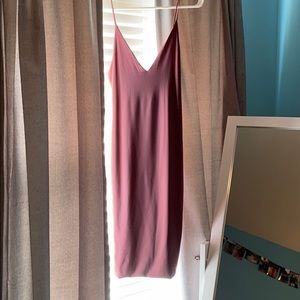 Plum tight dress